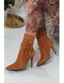 Short women\'s camel boots BU1816 - Online store - Boutique